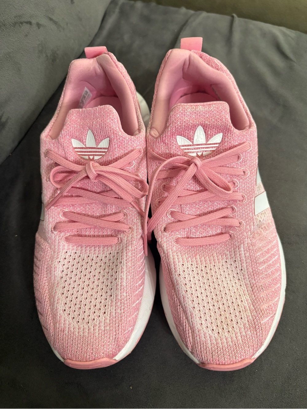 adidas Women’s Pink Knit Running Sneakers